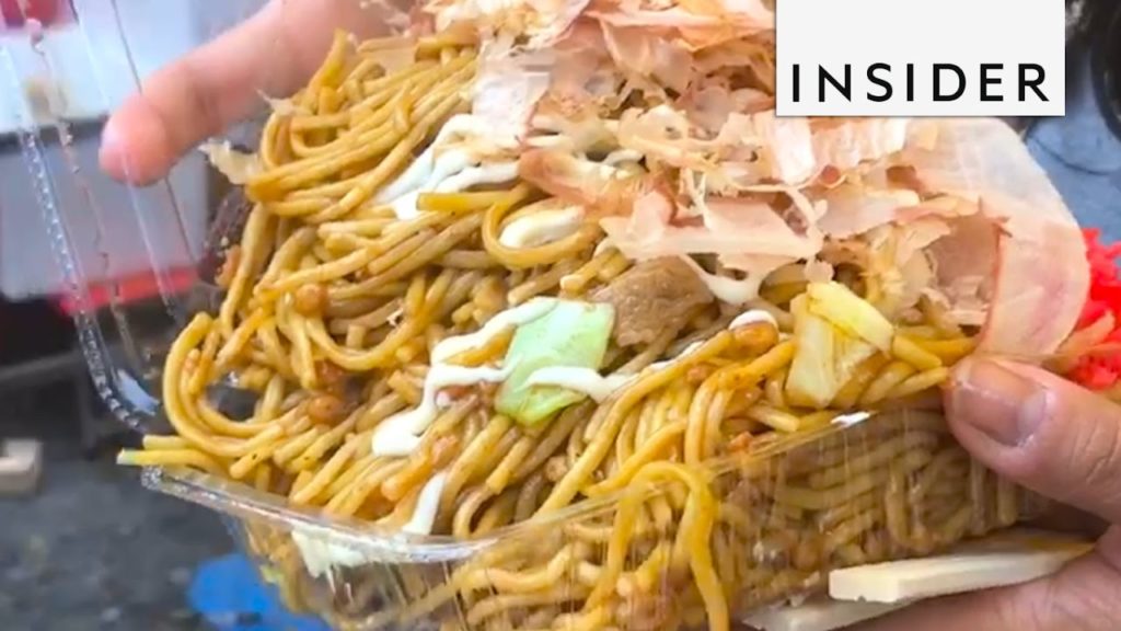 Japanese Street Food Stall Makes Mountains Of Noodles
