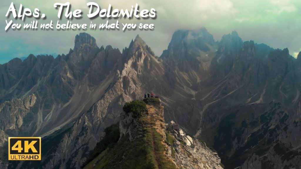 Dolomites 4k. You Won't Believe This Is In Italy.