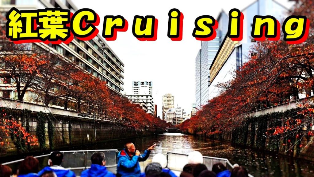 秋の目黒川紅葉クルーズ[Tokyo Trip]Autumn Meguro River cruise［VISIT JAPAN］