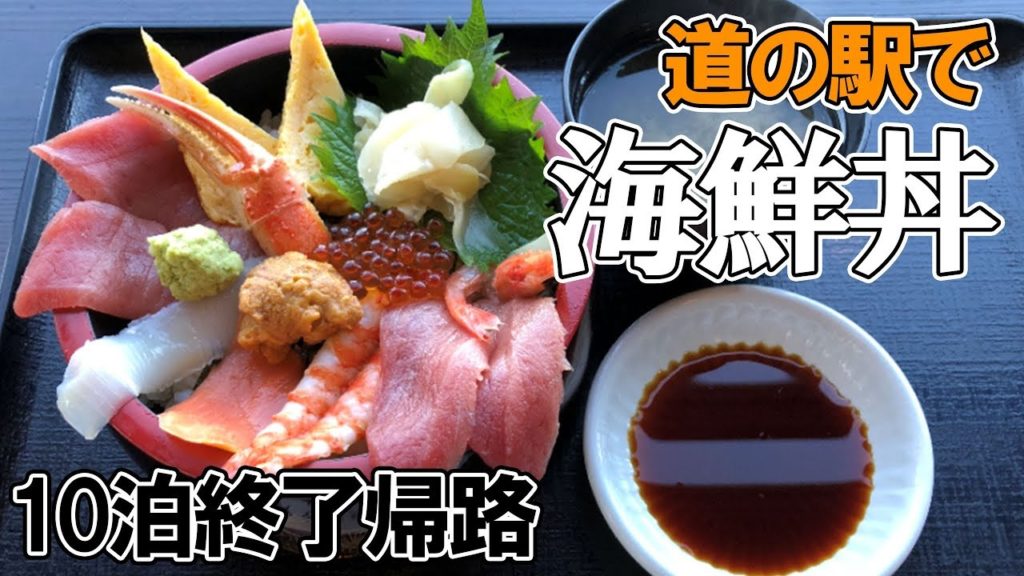 富士山を見ながら海鮮丼を食べて帰る!それ最高!【富士川楽座】車中泊の旅Ninja