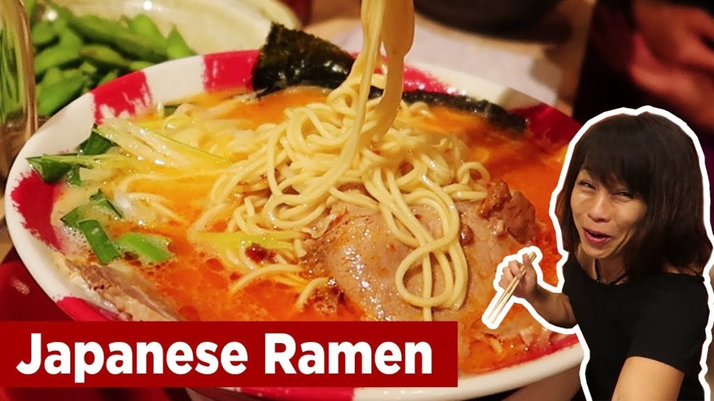 Tonkotsu Ramen in Nagoya, Japan at Ichibanken 【一番軒 】 豚骨ラーメン