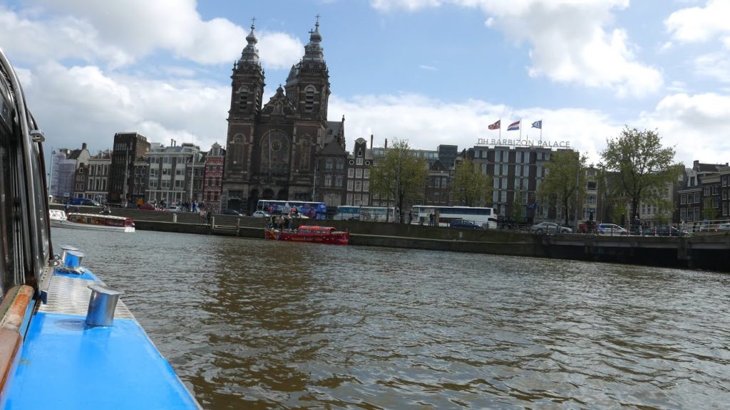 Amsterdam Canal Boat Cruise Tour Part 1 (Sea Palace Chinese Restaurant) (4K)