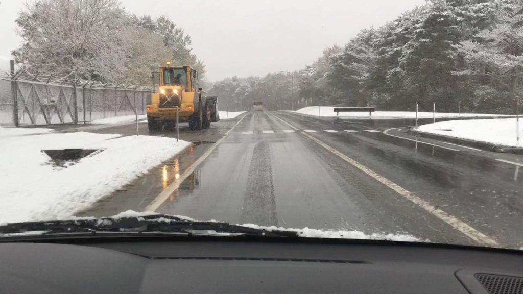 First Snow 2016 Misawa Aomori Japan