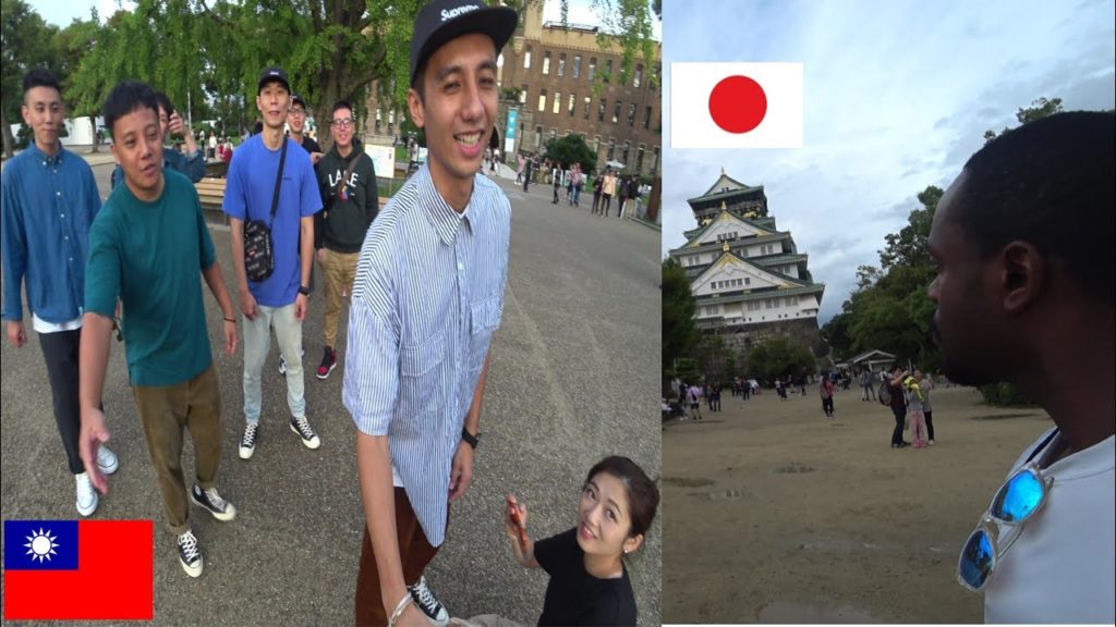 Introducing the “CC Club” Dance Group (Taiwan) at the Osaka Castle (“Osakajo”), Japan.