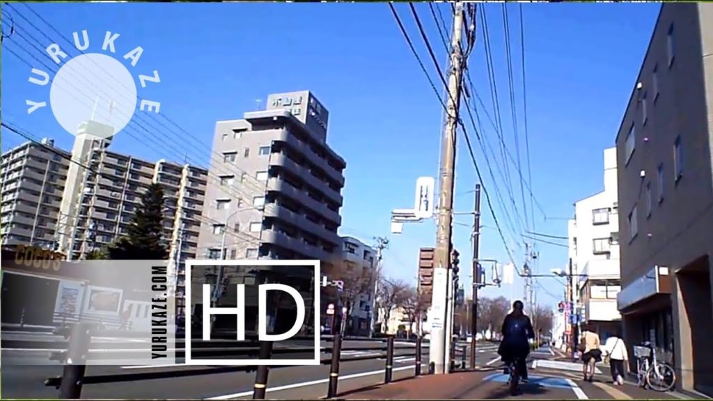 89. Bike ride on Subway Nanboku Line, Sendai, Miyagi, Tohoku, Japan