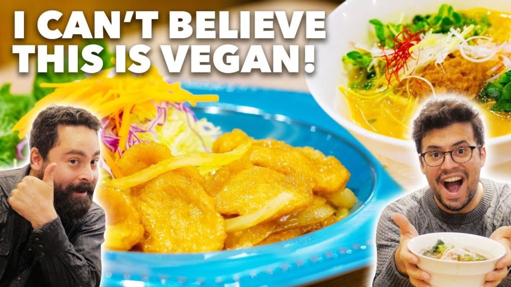 VEGAN JUNK FOOD: RAMEN & Shogayaki - T's Tantan | Ueno, Tokyo [4K]