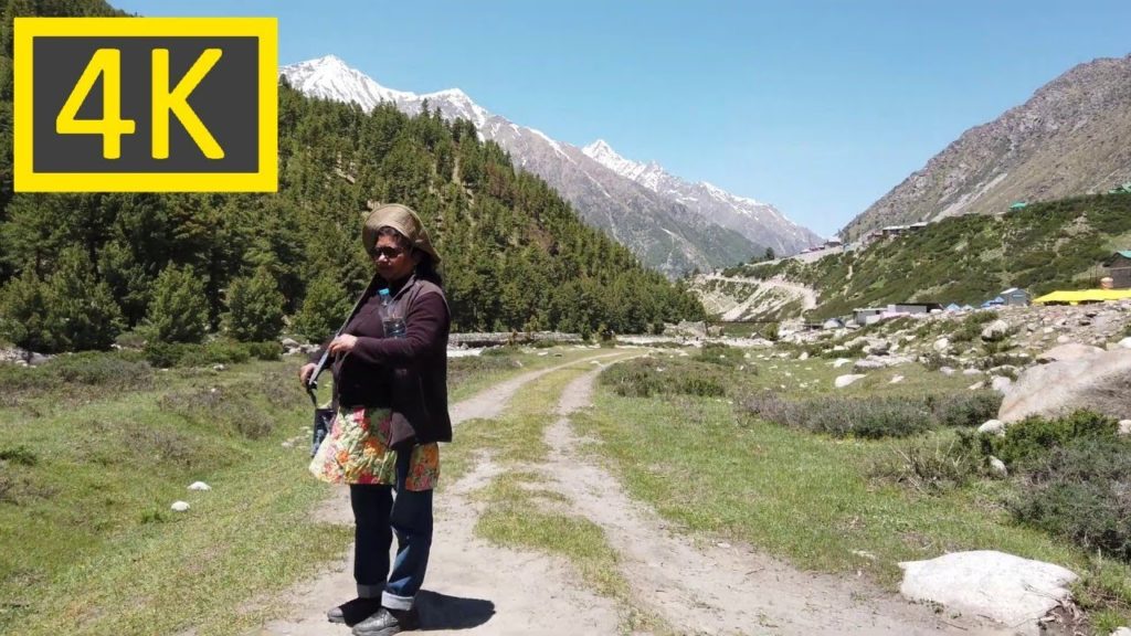 [4K 🇮🇳] Walking CHITKUL - Walk at River banks near Himalayas - India walk tour