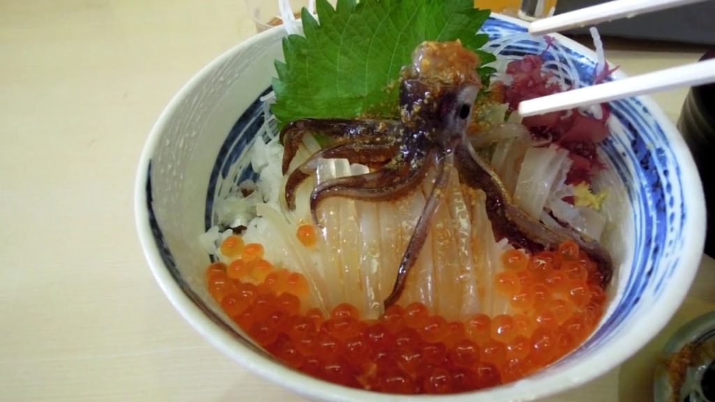 Katsuika odori rice bowl