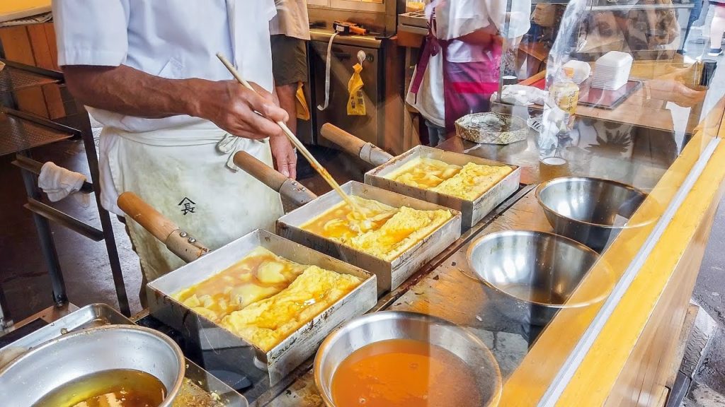 TAMAGOYAKI Japan Omelette 玉子焼き - Japanese Street Food