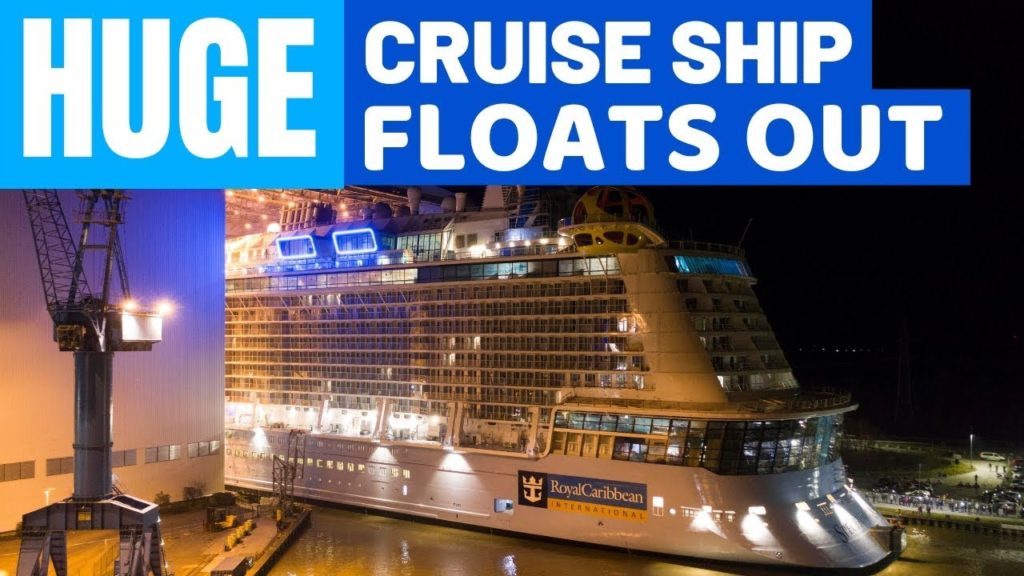 Spectrum of the Seas Cruise Ship Floats Out