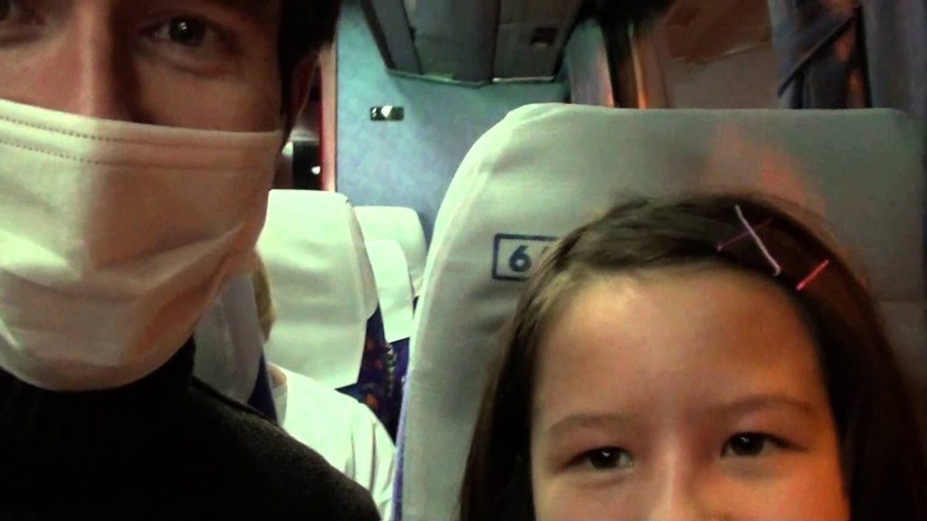 Bus ride to Okayama City