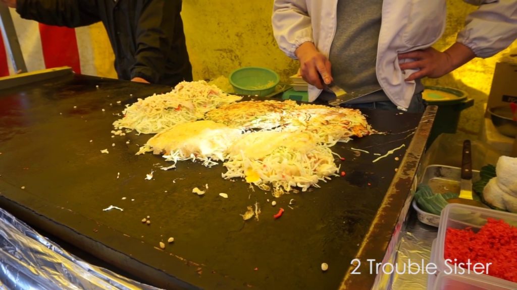 Kyoto Fushimi Inari Temple Okonomiyaki - 2 Trouble Sister