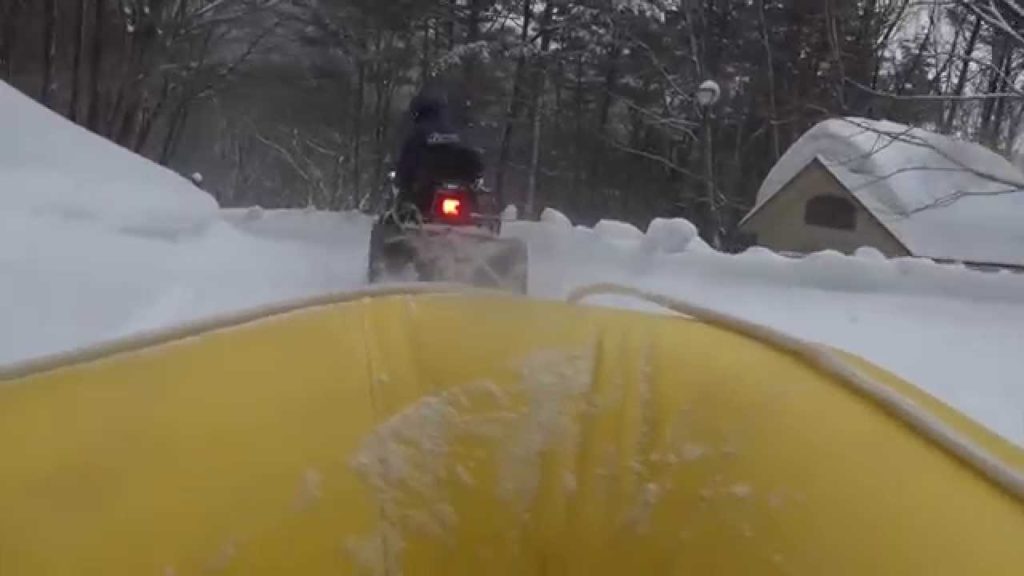 Osorakan SNOW RAFTING (Osorakan Snow Park / Hiroshima, The town of Akiota)
