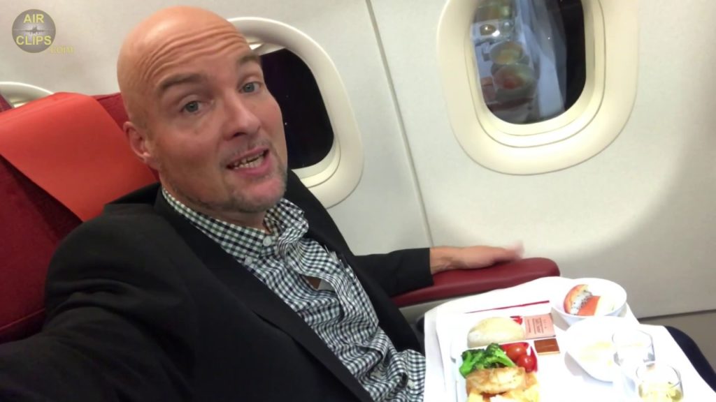 Hongkong Airlines (HX) A320 Business Class - Tribute to Hamburg Airlines [AirClipsTraveller.com]