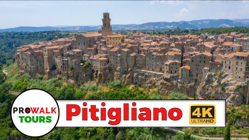 Tuscany Hill Town Walking Tour [4K/60fps]