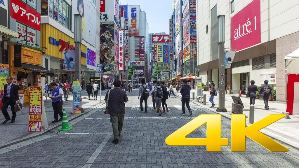 Walking around Akihabara - 秋葉原 - 4K Ultra HD