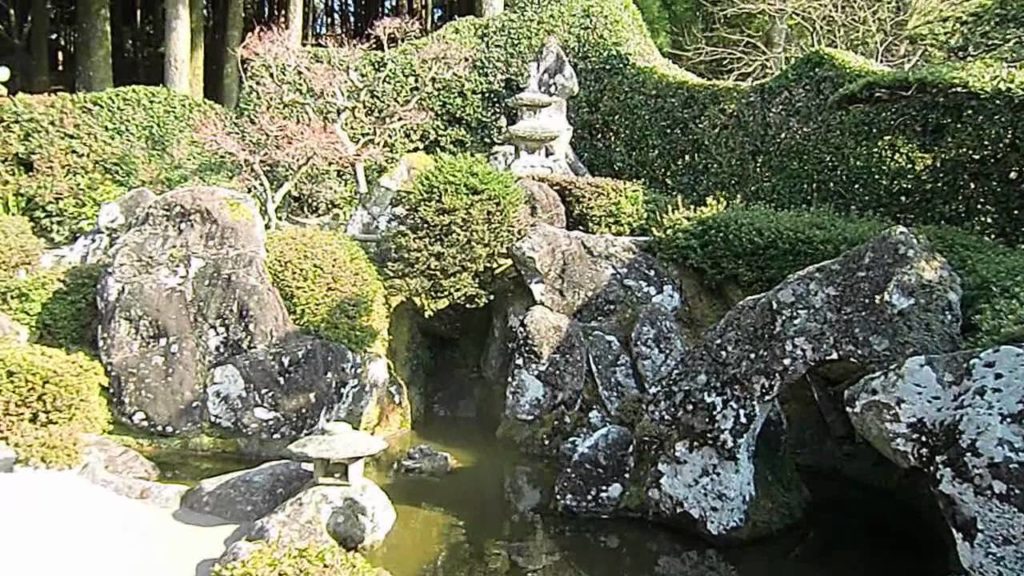 Last Samurai Courtyard in Chiran, Kagoshima, Japan -- A Relaxing Picturesque Scene