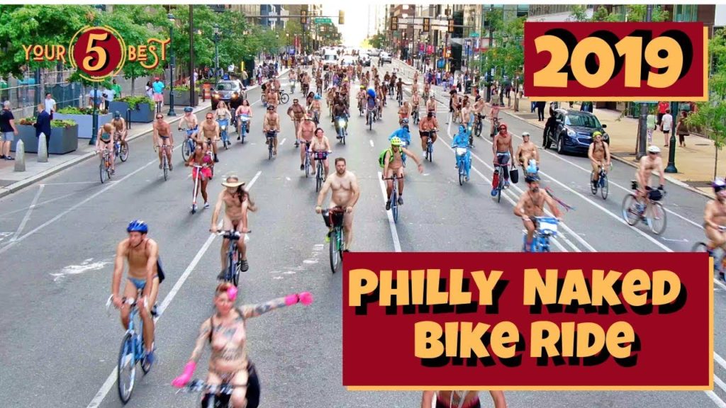 Philly Naked Bike Ride 2019 - August 24 Philadelphia, PA - Drone Video
