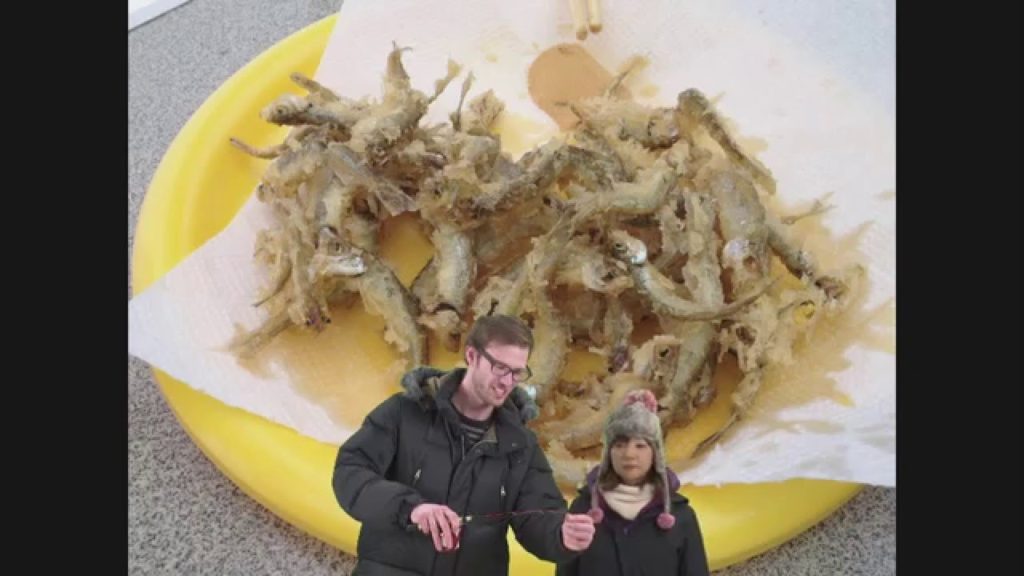 Smelt Ice Fishing near Sapporo! - with English Commentary