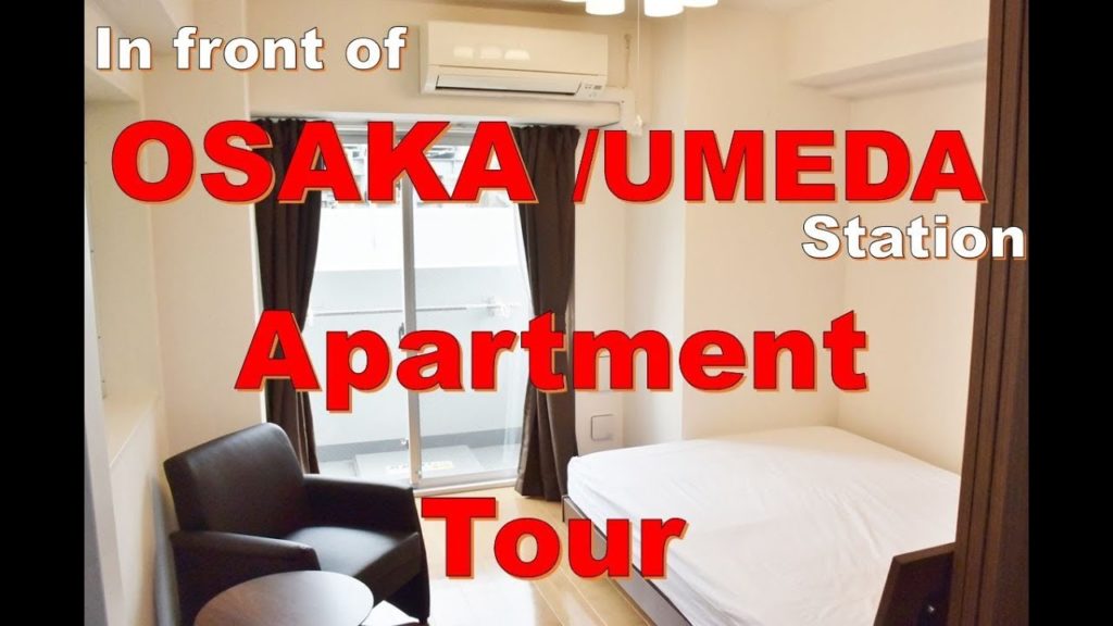 Japanese Apartment Tour : Osaka Umeda Furnished  1LDK