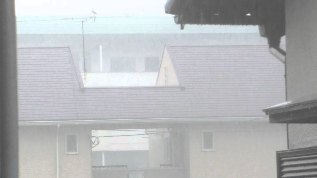 Tropical Storm Man-yi rainbands over Numazu Shizuoka