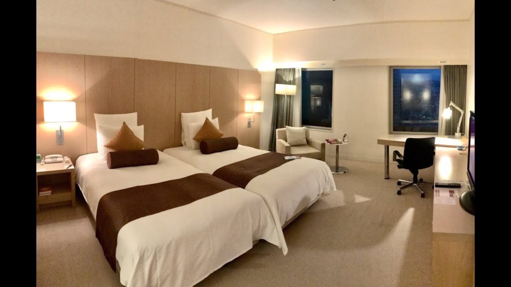 ANA Crowne Plaza Kobe, Two Single Beds Attached (Hollywood Twin) Club Superior Room ANA Crowne Plaza Kobe, Two Single Beds Attached (Hollywood Twin) Club Superior Room