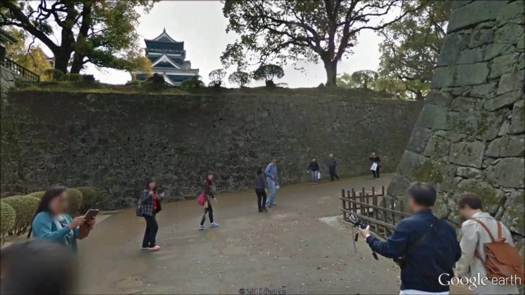 熊本城 街景導覽 -頬当御門 Kumamoto Castle Street View Tour (1/15)