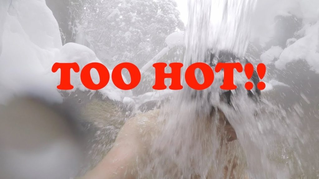 Great ONSEN in Japan! mixed outside hot spring in Nagano 濁河温泉