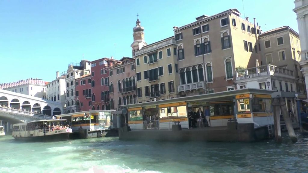 Venice Italy. Grand Canal. Vaporetto trip. Venice Italy. Grand Canal. Vaporetto trip.