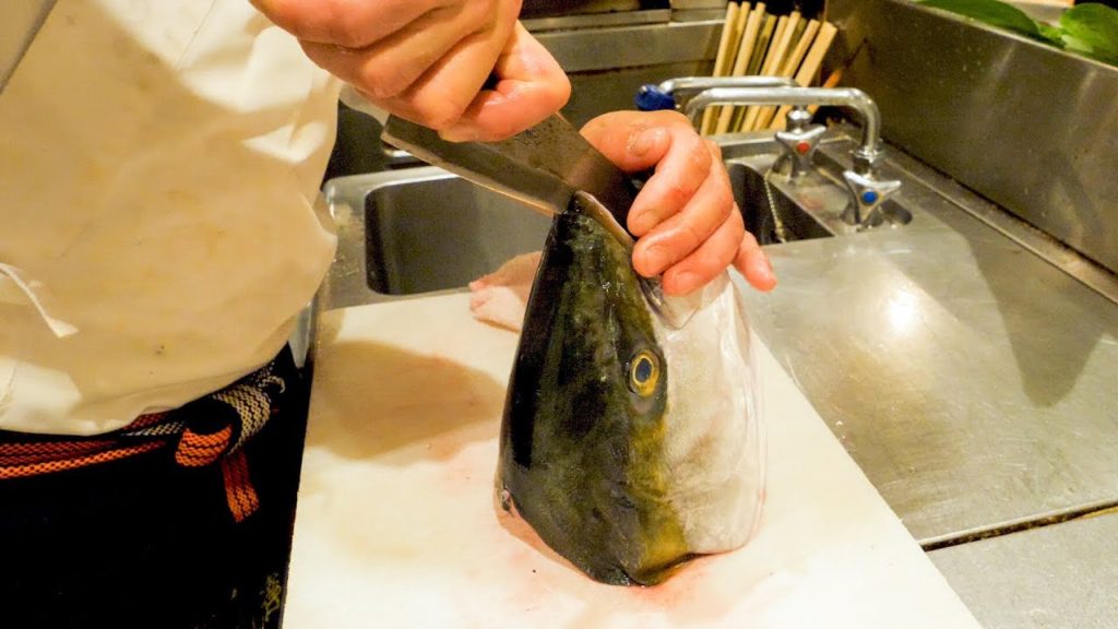 Cooking whole Japanese fish | How to make sashimi Cooking whole Japanese fish | How to make sashimi