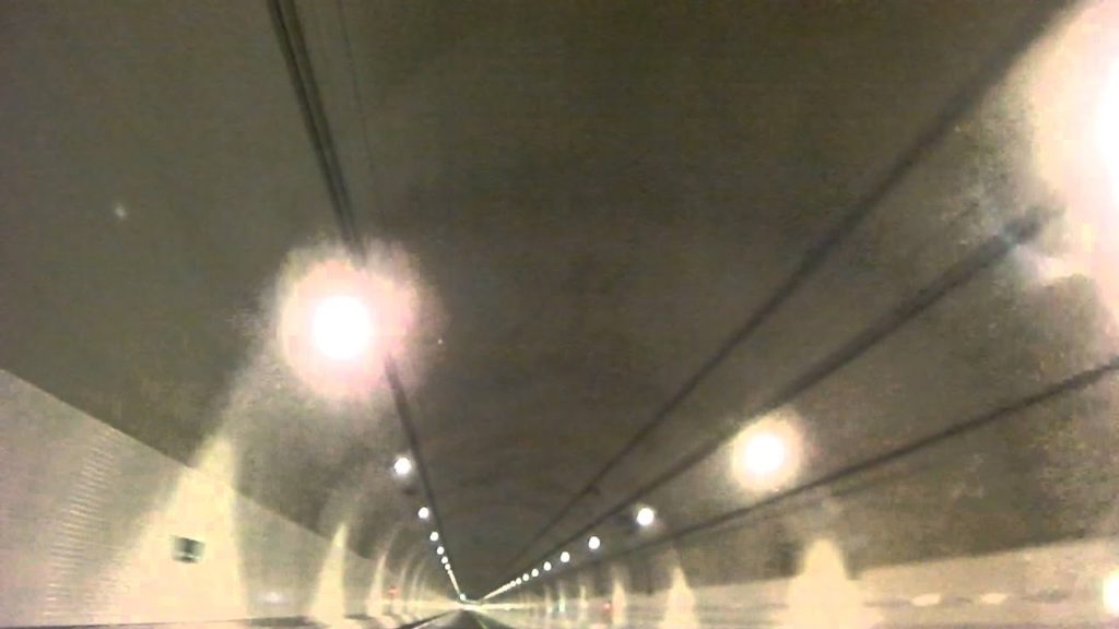 the new long long tunnel in NAGO, OKINAWA, JAPAN april 2012