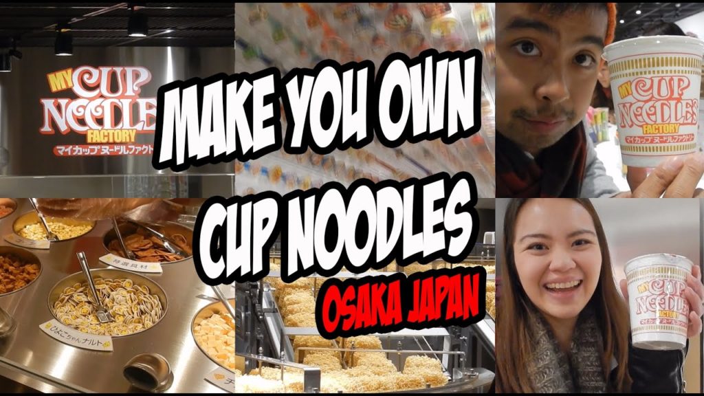 How To Make Your Own Cup Noodles | Instant Ramen Museum Osaka | Couple Travel Vlog