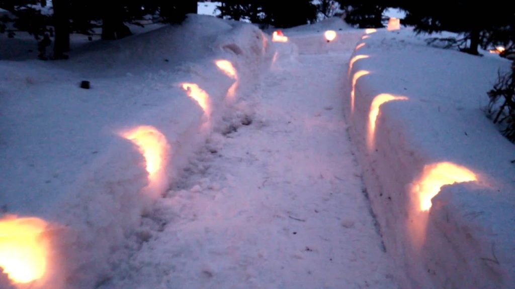 Nakajima Park in snow. Sapporo Yuki Matsuri 2015
