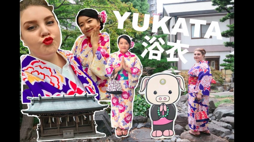 We got dressed up in YUKATA!