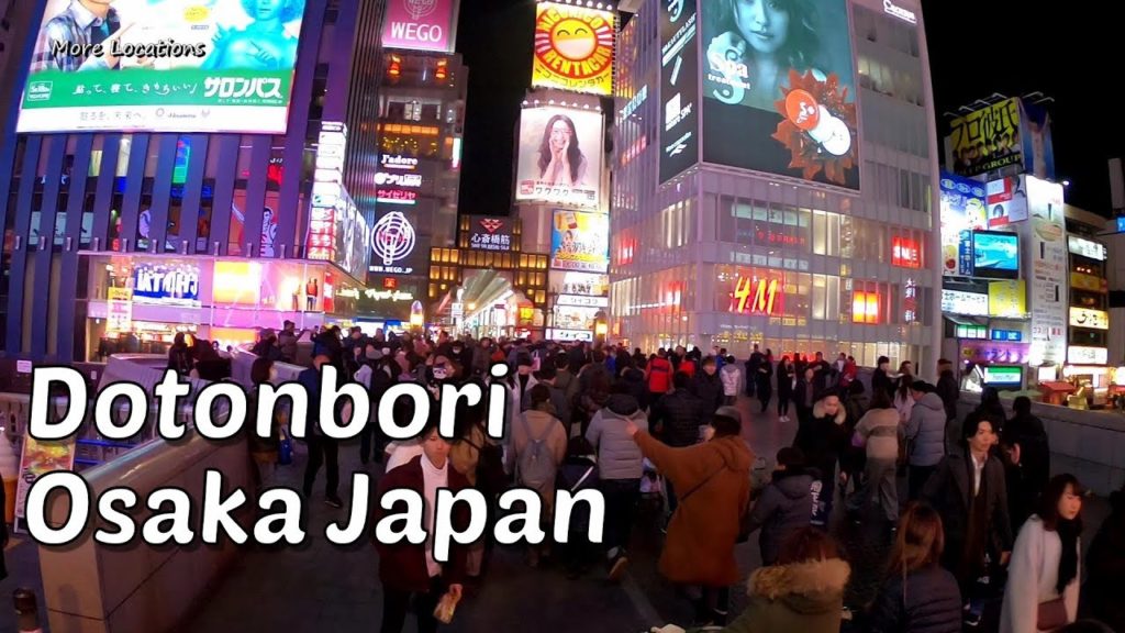 Dotonbori Shopping Street – Japanese Street Food – Osaka Japan Dotonbori Shopping Street - Japanese Street Food - Osaka Japan
