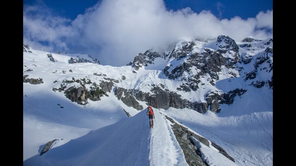 Pelion Mountain, Tantalus Range in Squamish BC, Ski Mountaineering