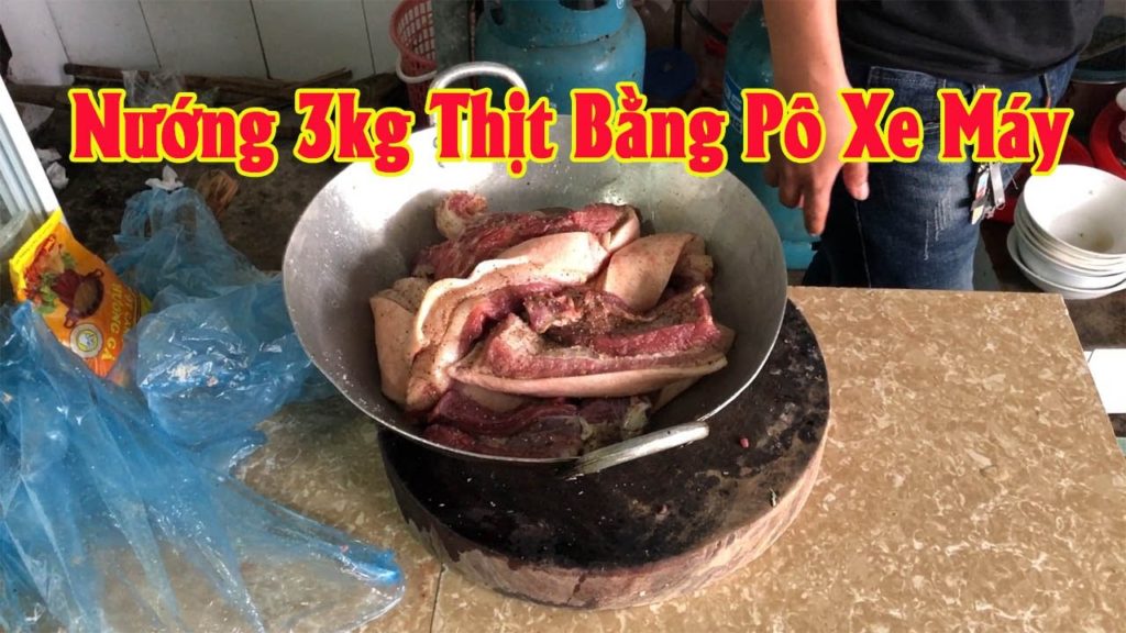 Nướng Thịt Bằng Pô Xe Máy  | Món Ngon Lại Dễ Làm | Du Lịch Và Thực