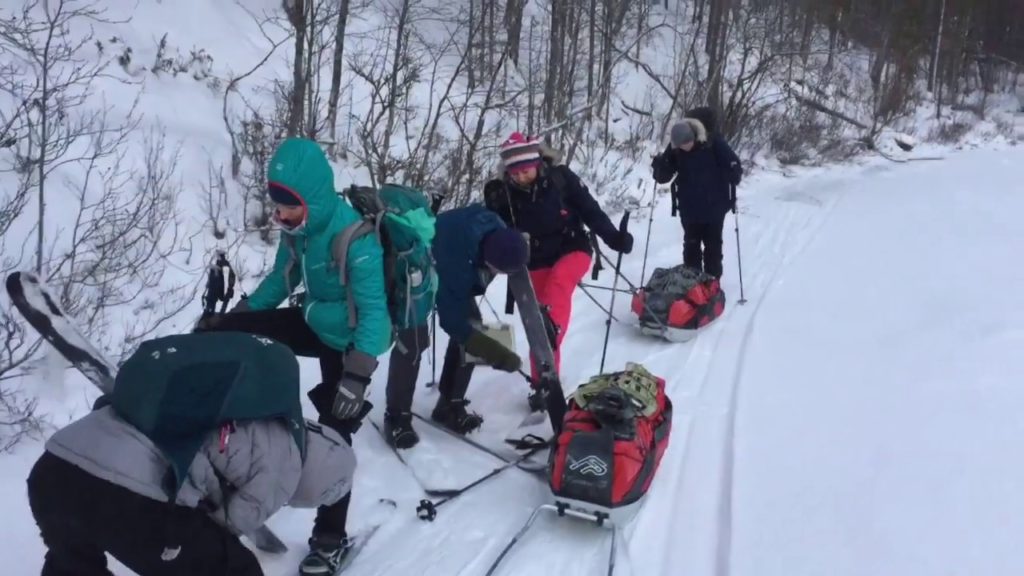 Lemmenjoki - Backcountry ski tour in the boreal forest of Lapland- Jan 2019