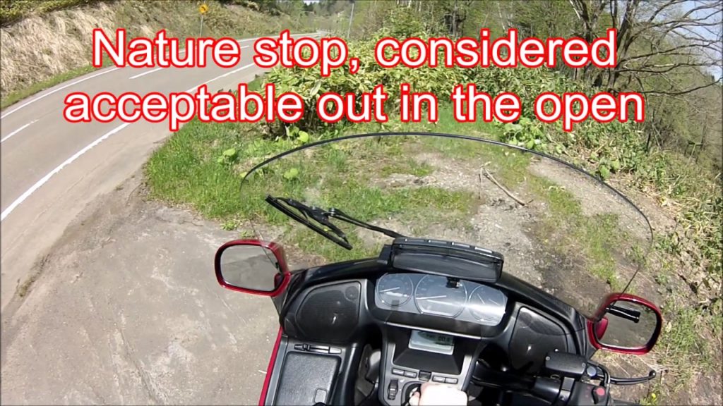 Ride on a rented motorcycle in Hokkaido, Japan