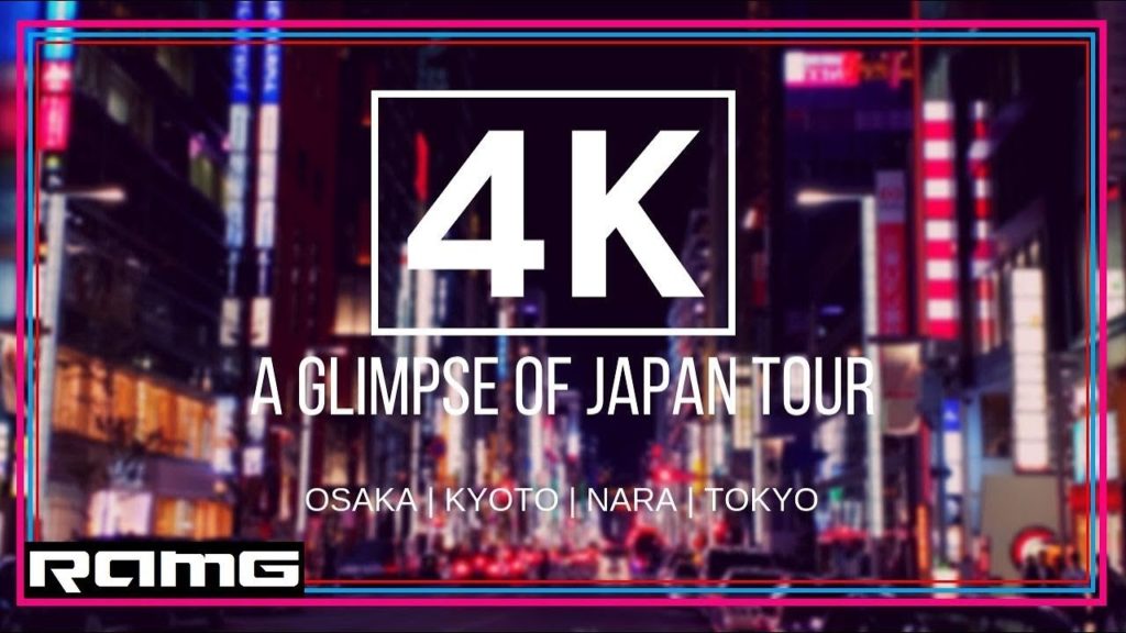 [4K] A Glimpse of Japan Tour | 日本を垣間見る | Osaka | Kyoto | Nara | Tokyo, Japan