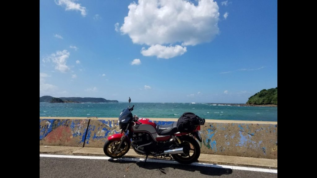 Motorcycle Touring of Japan, Takashima Aozaki Cape Nagasaki 長崎県の鷹島モンゴル村のほう 阿翁崎。