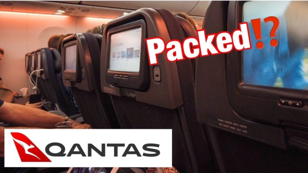 (Packed?!) QANTAS B737-800 ECONOMY Class: QF147 Sydney to Auckland
