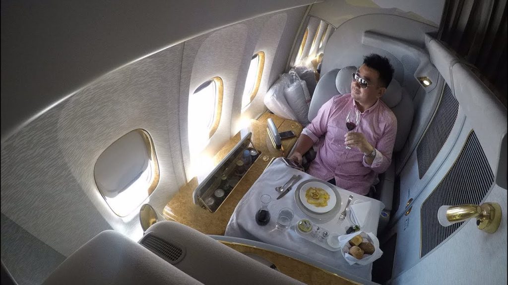 The Complete Emirates A380 First Class Review Feature Be Relax Pillow & Travel Products
