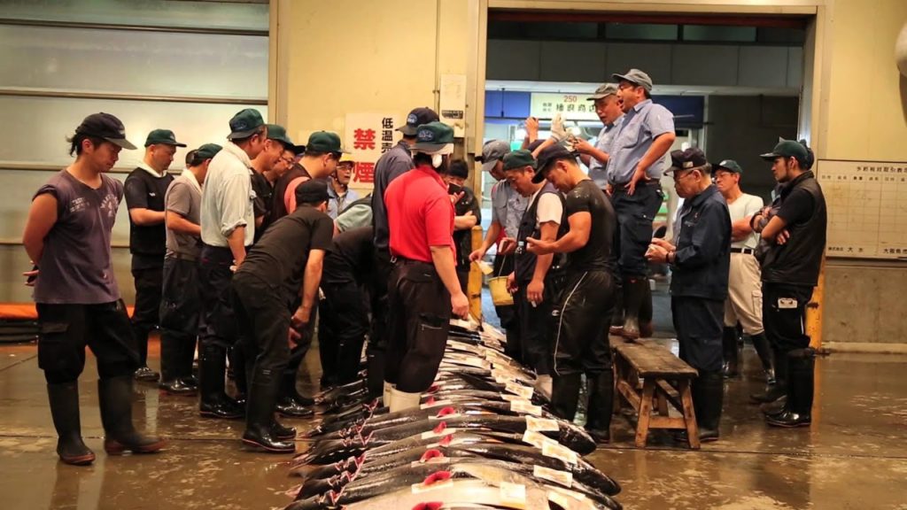 Osaka Fish Market - Tuna Auction