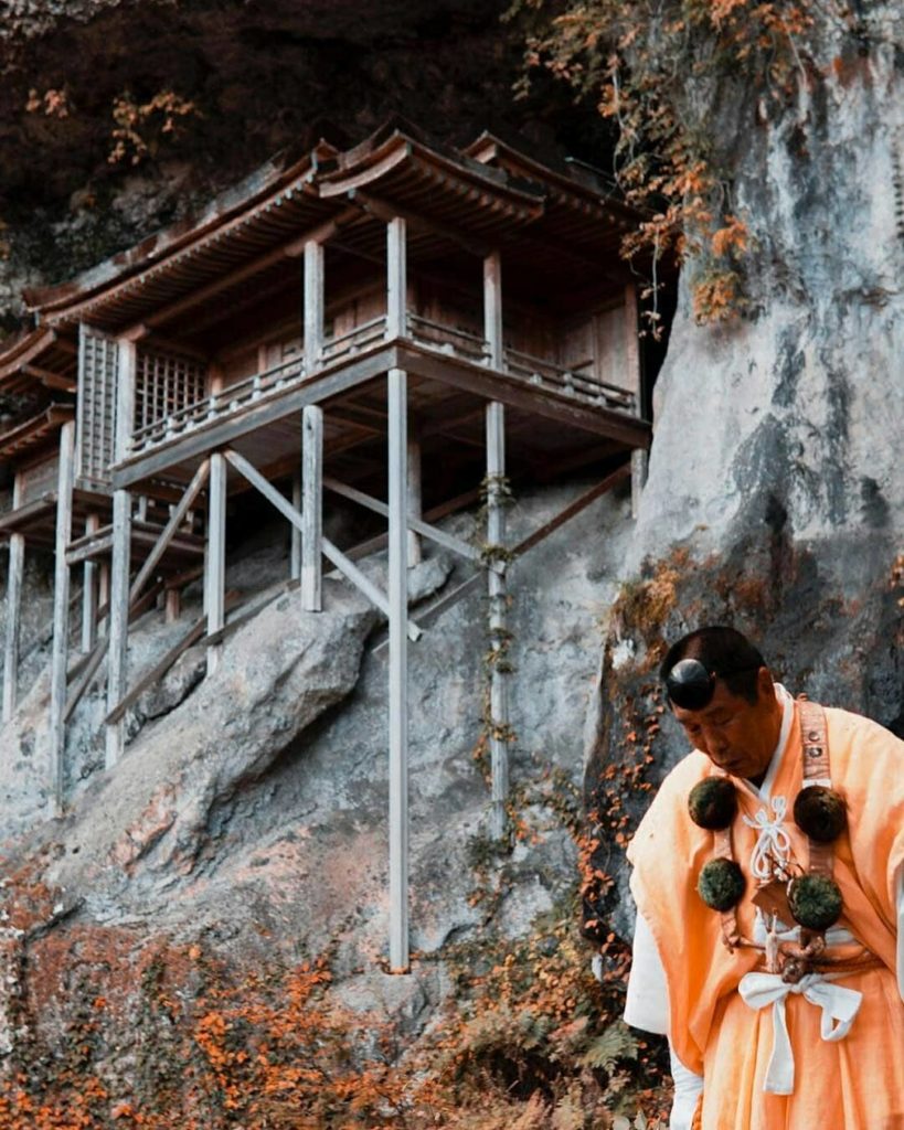 Visit Japan: It’s a steep climb to reach isolated Nageiredo, the sacred inner hall of Sanbuts… It's a steep climb to reach isolated Nageiredo, the sacred inner hall of Sanbuts...