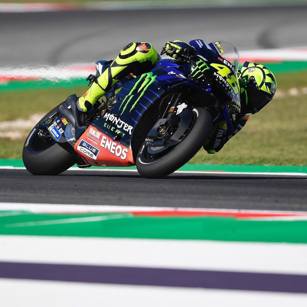 Yamaha MotoGP: @valeyellow46 : “Today the Yamaha feels very fast, also with different configura… @valeyellow46 : "Today the Yamaha feels very fast, also with different configura...