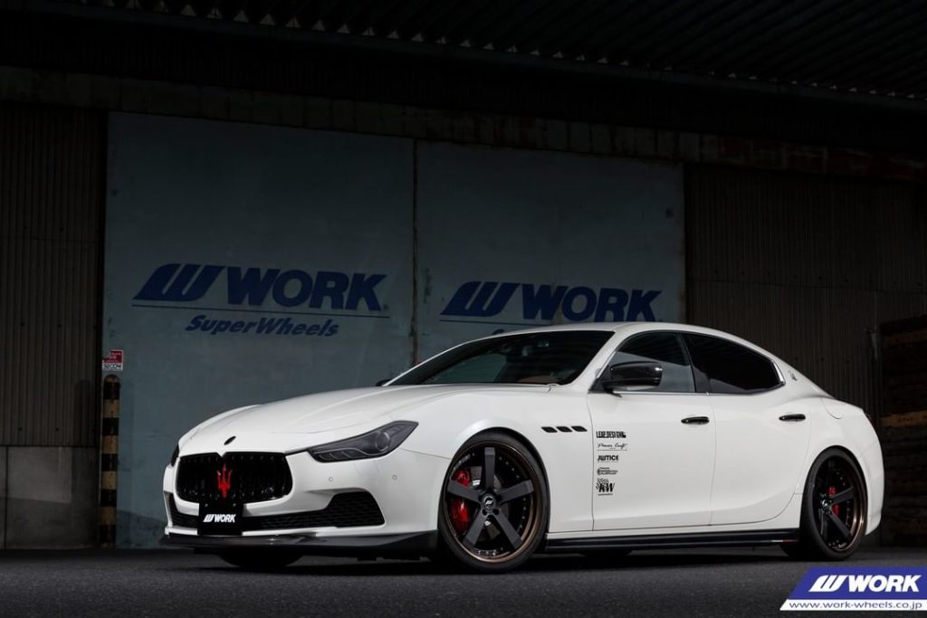 LEAD DESIGN Maserati Ghibli on WORK Zeast ST2 #artofwheel #zeastst2...