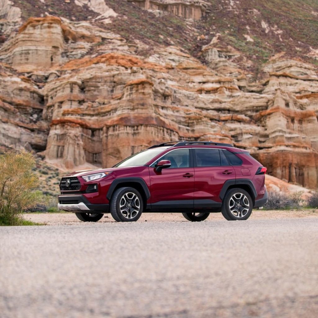Taking you to the edge of adventure and beyond. #RAV4 #LetsGoPlaces...