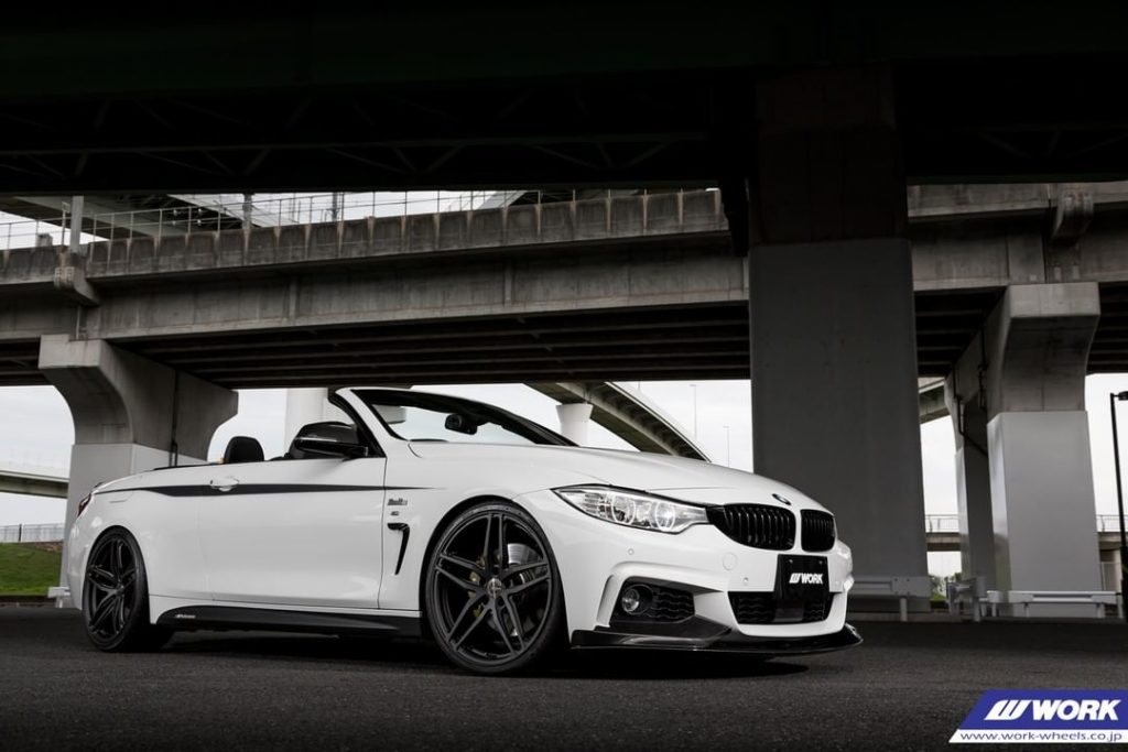 MACCHINA BMW 435i on forged WORK Gnosis FMB02 #artofwheel #gnosisfmb02...