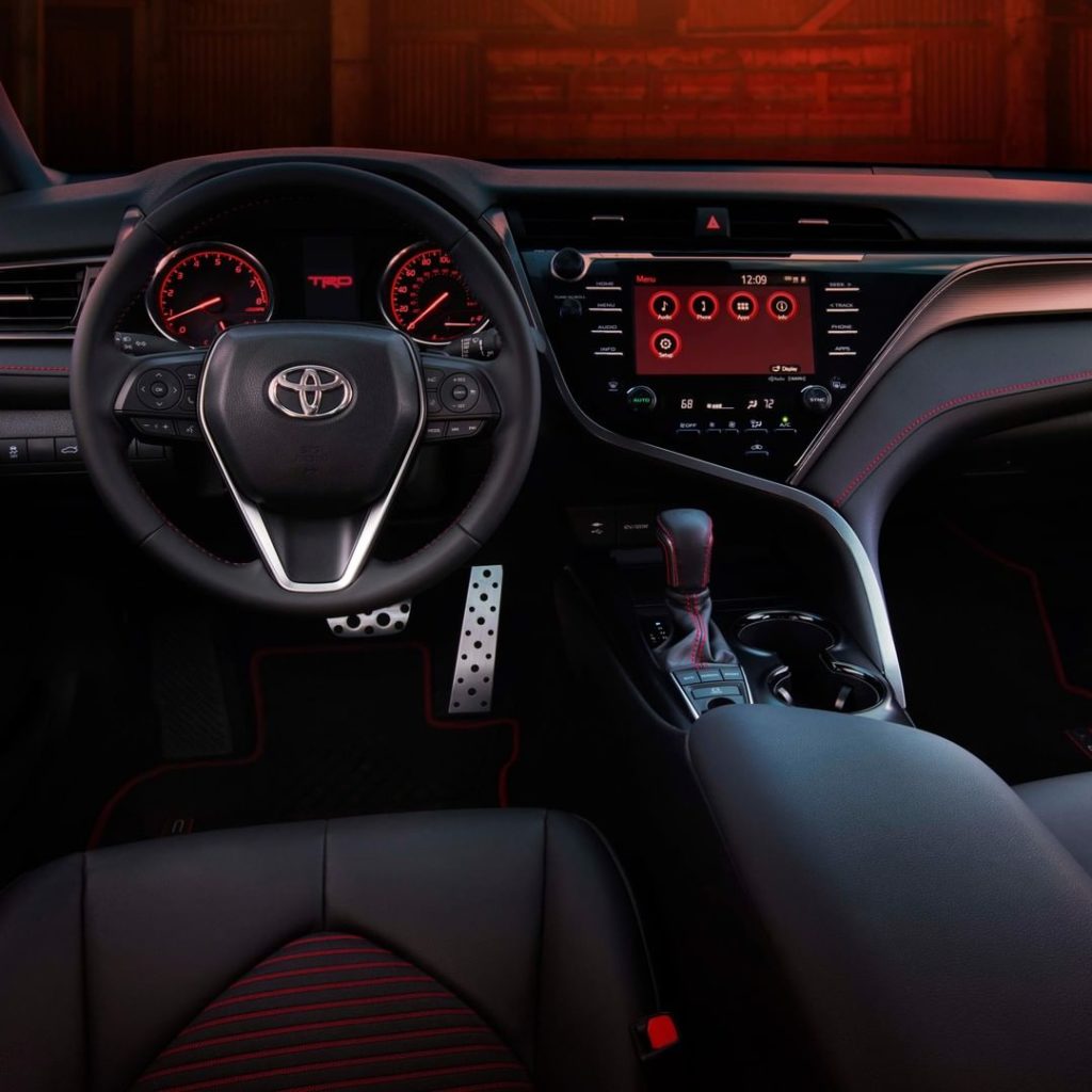 The sleek digital multimedia suite in the new 2020 #Camry #TRD is a showstopper....